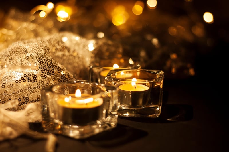 Glass Jar Candle Holder